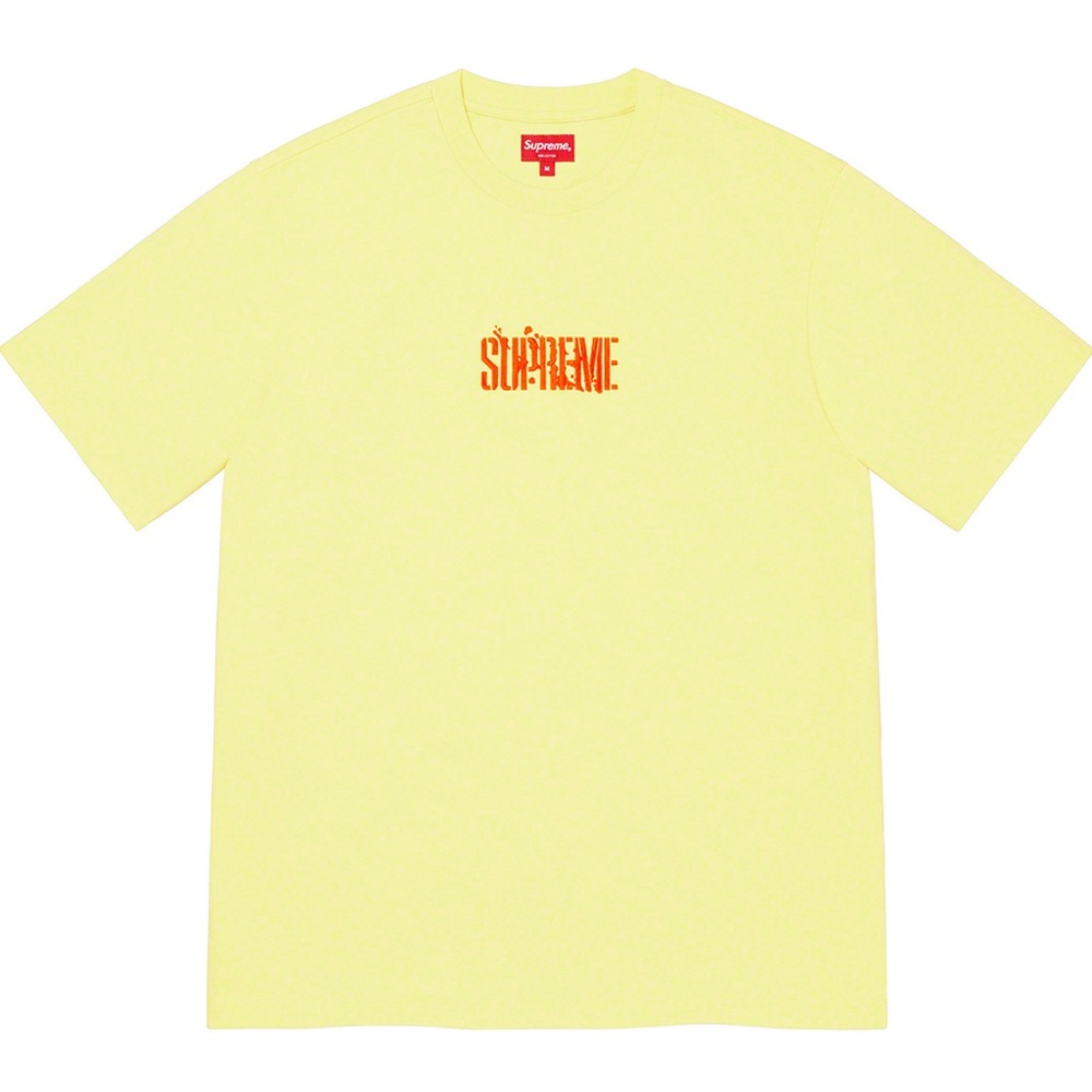 NWT Supreme Splatter S/S Top - Pale Yellow - Sz M